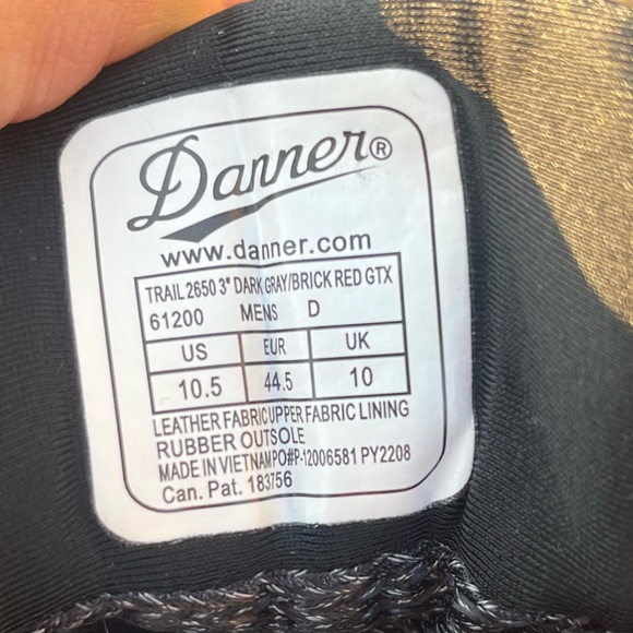 DANNER TRAIL 2650 (10.5) DARK GRAY - Picture 10 of 16
